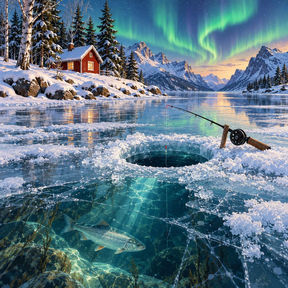 Ice Fishing game artwork