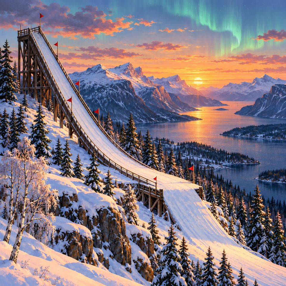 Ski Jump game artwork